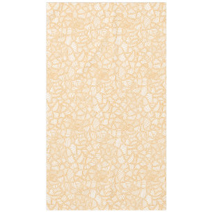 Random Leaf Mosaic Pale Orange Tablecloth
