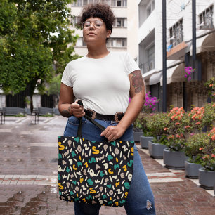 Random letters tote bag