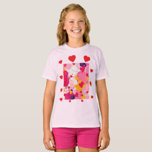 "Random Love Thoughts" - Colourful Abstract T-Shirt