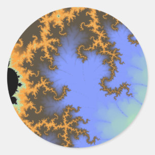 Random Million 018 Classic Round Sticker