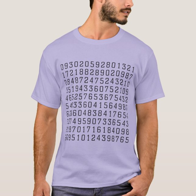 Random Numbers T-Shirt (Front)