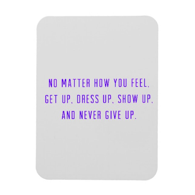 RANDOM OVERVIEW  CHEERFUL CHEER UP ENCOURAGE QUOTE MAGNET (Vertical)