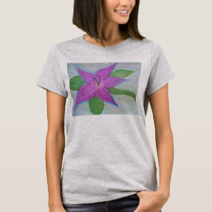 Random Purple Flower by Sky Boivin T-Shirt