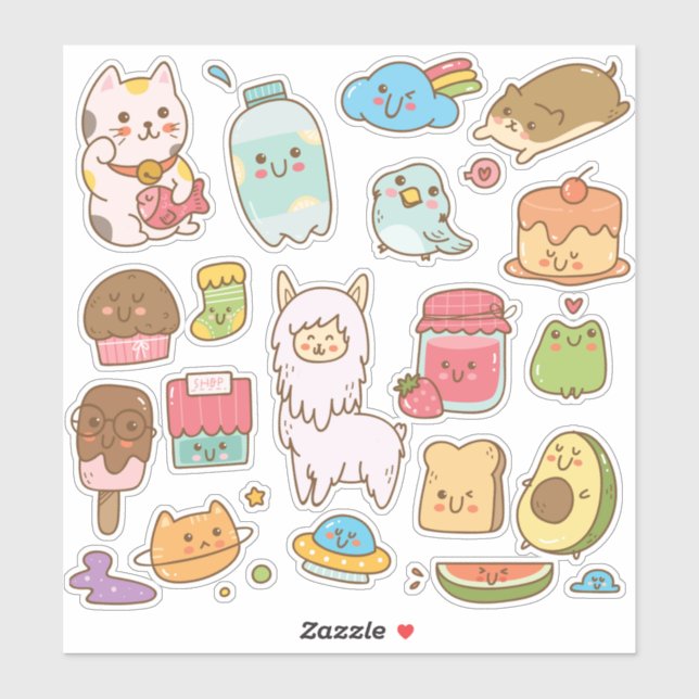 Random Stuff Sticker (Sheet)