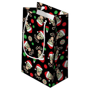 Random Sugar Skull Santa Small Gift Bag