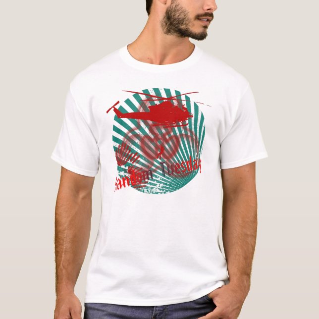 Random Tuesday Helicopter T-Shirt (Front)