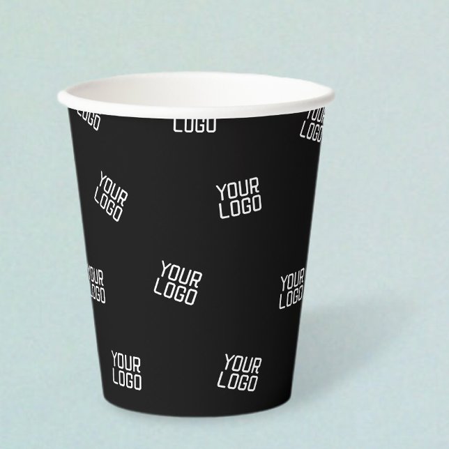 Randomly Arranged Design, Business Logo or Image Paper Cups (Creator Uploaded)