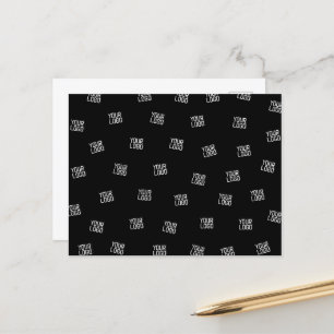Randomly Arranged Design, Business Logo or Image Postcard