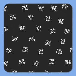 Randomly Arranged Design, Business Logo or Image Square Sticker