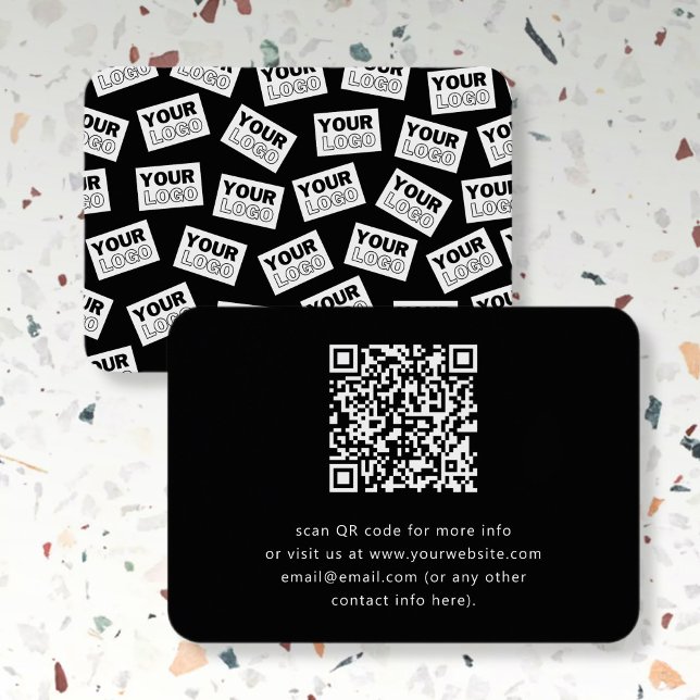 Randomly Placed Look for Your Logo or Any Photo Business Card (Creator Uploaded)