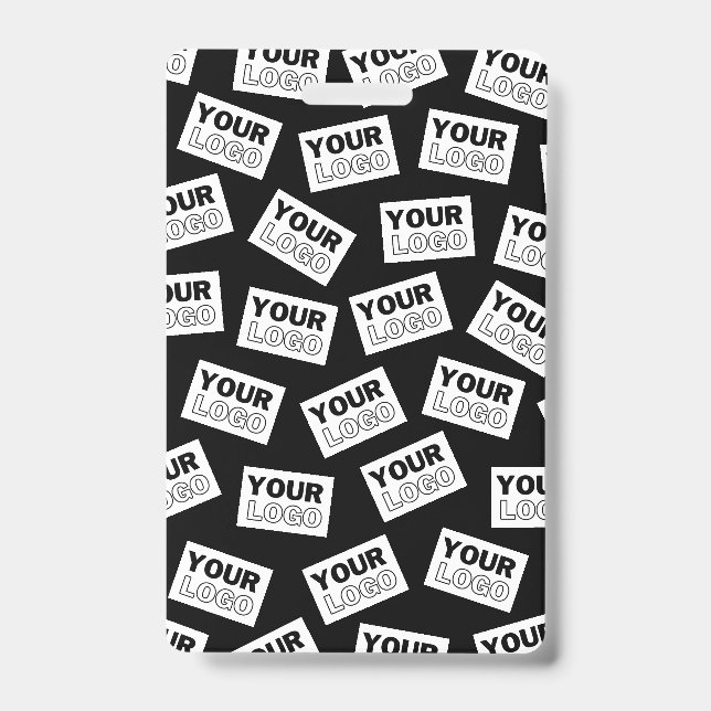 Randomly Placed Look for Your Logo or Any Photo ID Badge (Front)