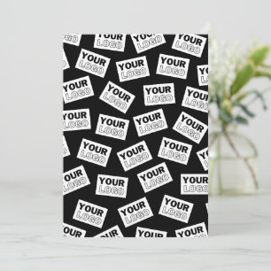 Randomly Placed Look for Your Logo or Any Photo Invitation