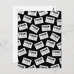Randomly Placed Look for Your Logo or Any Photo Postcard