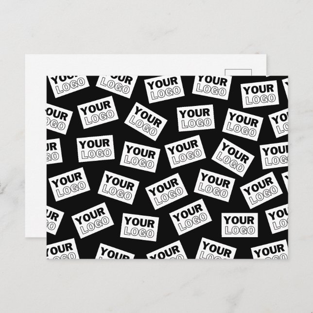 Randomly Placed Look for Your Logo or Any Photo Postcard (Front/Back)