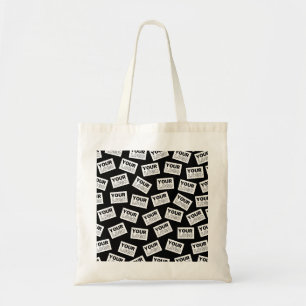 Randomly Placed Look for Your Logo or Any Photo Tote Bag