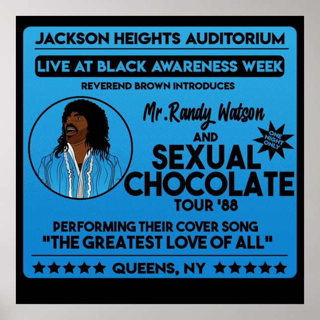 Randy watson on tour poster (Front)