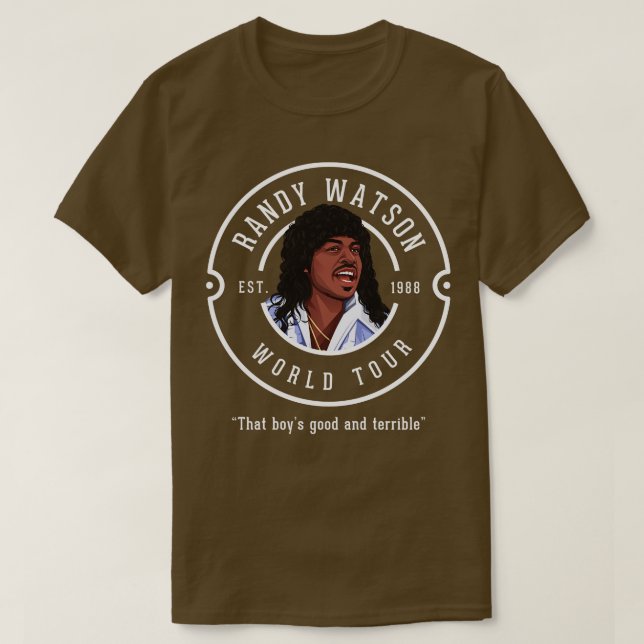 Randy Watson World Tour Est 1988 T-Shirt (Design Front)
