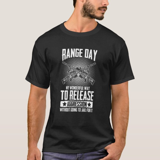 Range Day Sniper Shooter Long Range Shooting T-Shirt (Front)