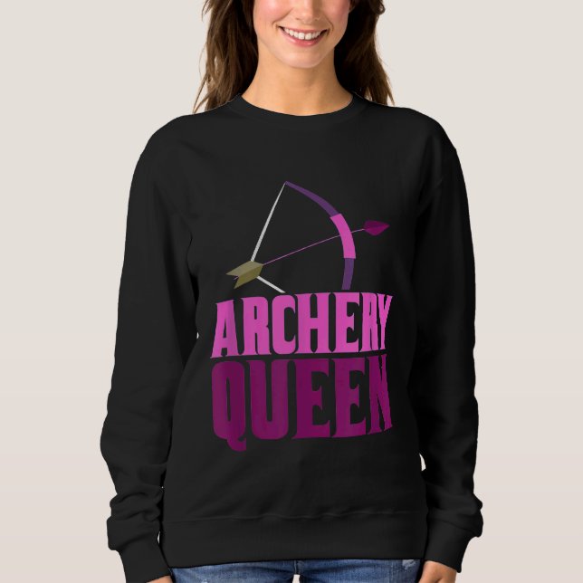 Range Queen Archery Bow Hunter Bow Arrow Hunter Sp Sweatshirt (Front)