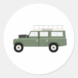 Range Rover Classic Round Sticker