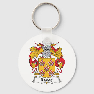 Rangel Family Crest Key Ring