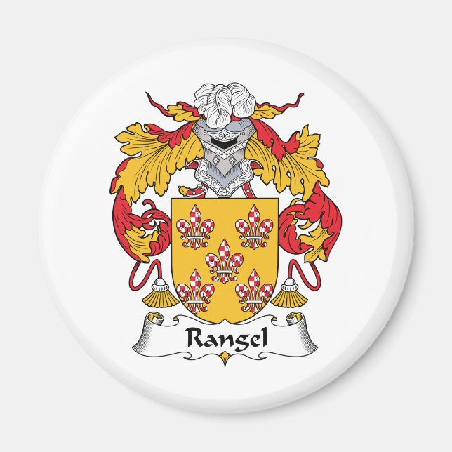 Rangel Family Crest Magnet (Front)