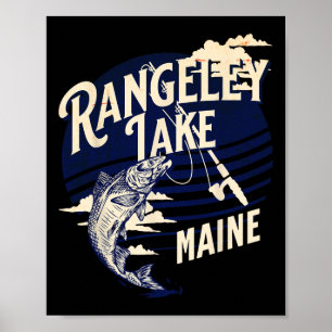Rangeley Lake Maine Fly Fishing Trout B Fisher Sou Poster