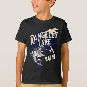 Rangeley Lake Maine Fly Fishing Trout B Fisher Sou T-Shirt