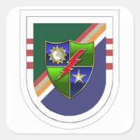 Ranger 3rd Battalion Beret Flash with DUI Stickers