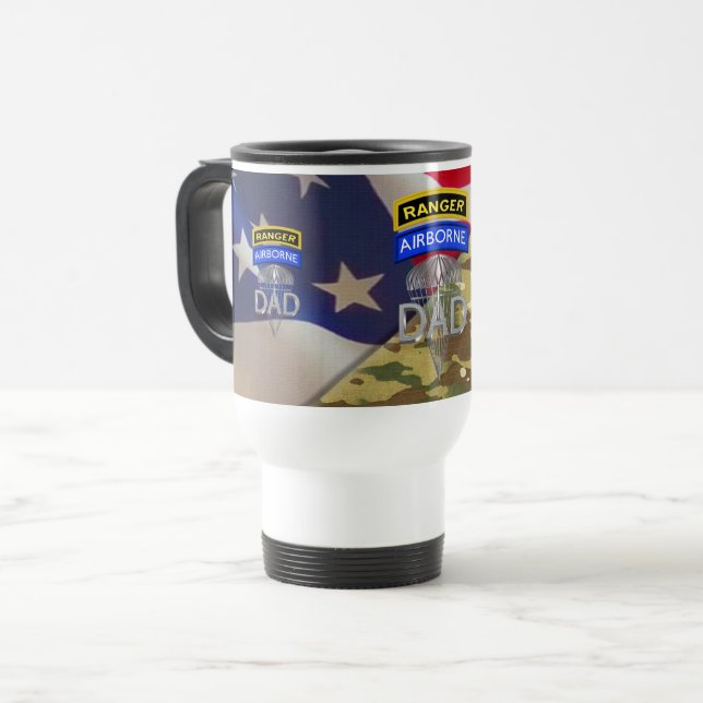 Ranger Airborne DAD Travel Mug (Front Left)