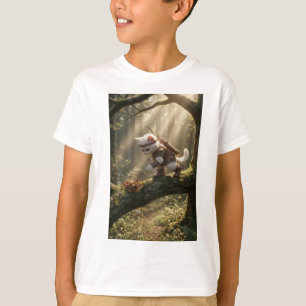 Ranger Cat Explorer Kids Cartoon T-Shirt