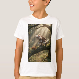 Ranger Cat Explorer Kids Cartoon T-Shirt