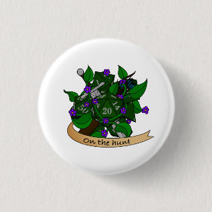 Ranger Dice Design 3 Cm Round Badge