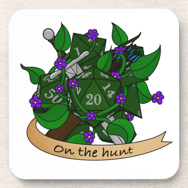 Ranger Dice Design Coaster (Front)