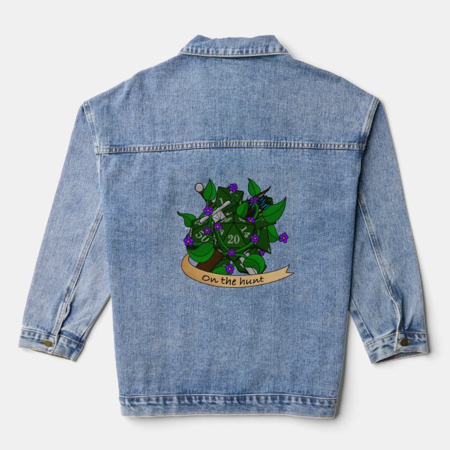 Ranger Dice Design Denim Jacket (Back)