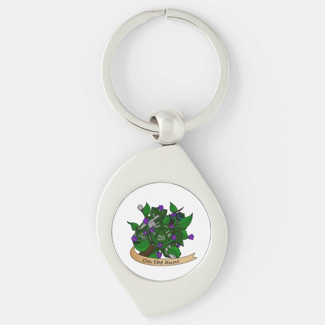 Ranger Dice Design Key Ring (Front)