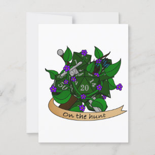 Ranger Dice Design Postcard