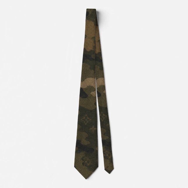 Ranger Elite Woodland Camouflage Pattern Tie (Front)