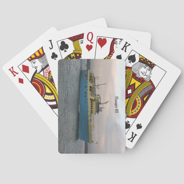 Ranger III playing cards (Back)
