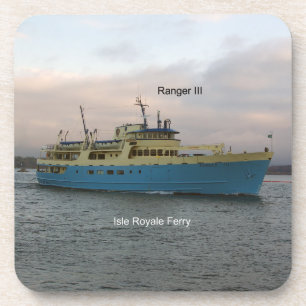 Ranger III set of 6 hard plastic coasters