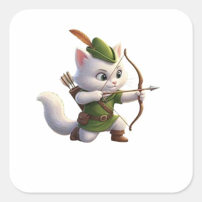 Ranger Kitten Archer Sticker (Front)