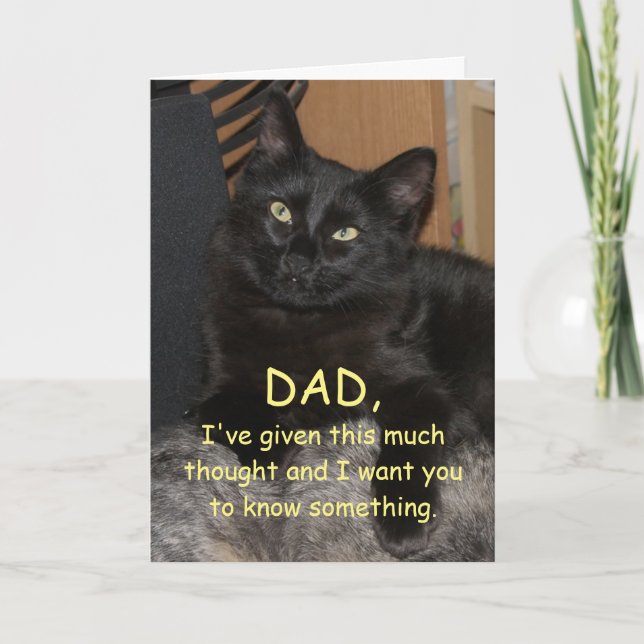Ranger Kitty Honoured Kid Father's Day Card (Front)