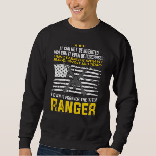 Ranger Military Design Sweatshirt