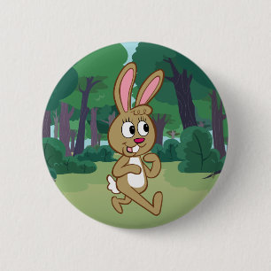 Ranger Rick   Becky Hare 6 Cm Round Badge