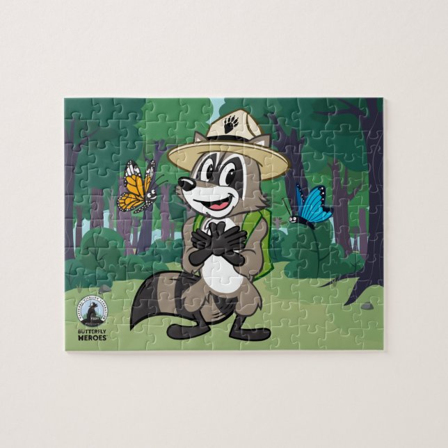 Ranger Rick | Butterfly Hero - Butterfly Sign Jigsaw Puzzle (Horizontal)