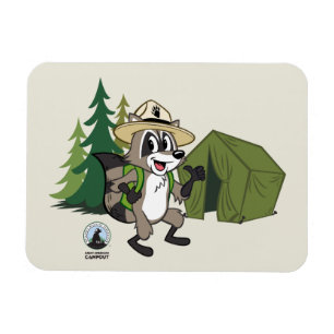 Ranger Rick   Great American Campout -Tent Magnet