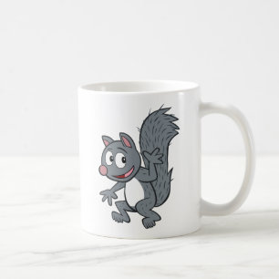 Ranger Rick Grey Squirrel Waving Coffee Mug