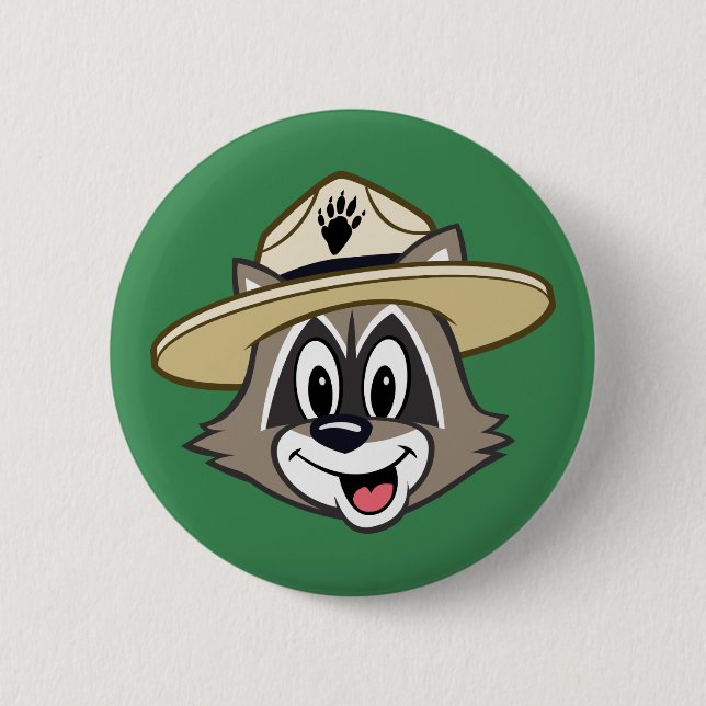 Ranger Rick | Ranger Rick Face 6 Cm Round Badge (Front)