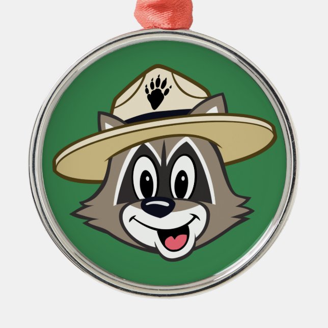 Ranger Rick | Ranger Rick Face Metal Tree Decoration (Front)