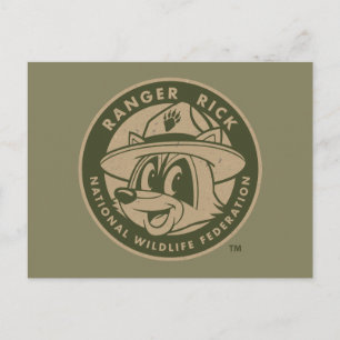 Ranger Rick Ranger Rick Khaki Logo Postcard